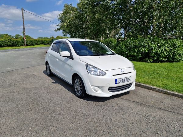 Mitsubishi Mirage Hatchback, Petrol, 2013, White