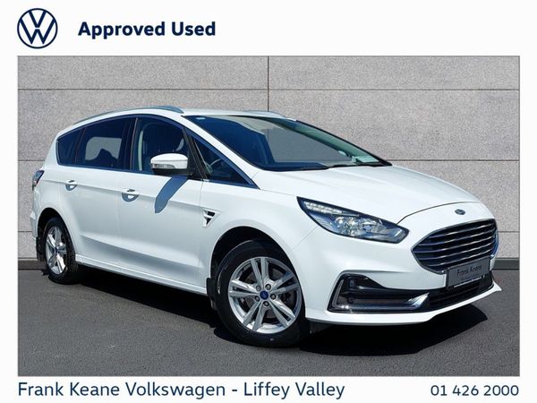 Ford S-Max MPV, Petrol Hybrid, 2023, White