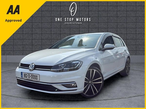Volkswagen Golf Hatchback, Petrol, 2018, White