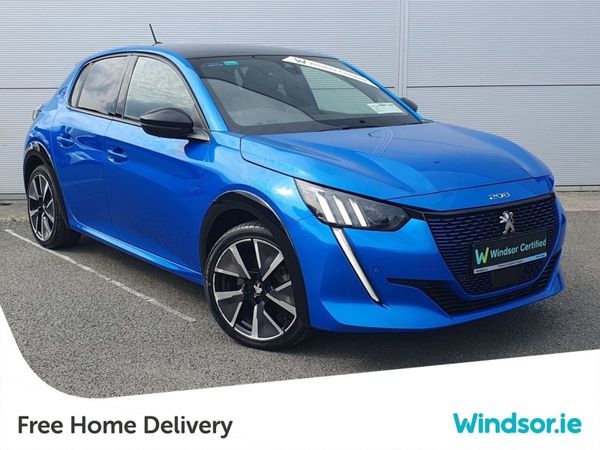 Peugeot 208 Hatchback, Electric, 2020, Blue