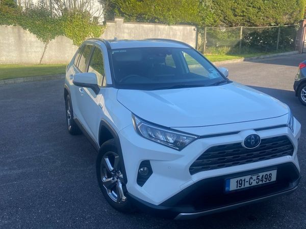 Toyota RAV4 SUV, Petrol Hybrid, 2019, White