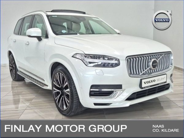 Volvo XC90 SUV, Petrol Plug-in Hybrid, 2023, White