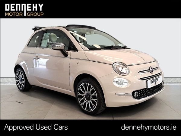 Fiat 500 Cabriolet, Petrol, 2018, Ivory