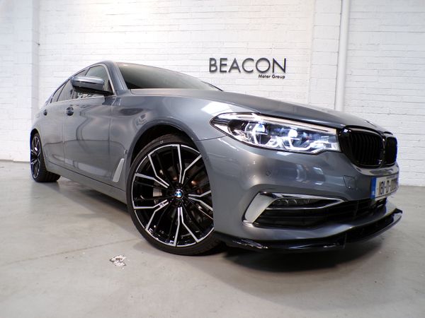 BMW 5-Series Saloon, Petrol Plug-in Hybrid, 2018, Grey