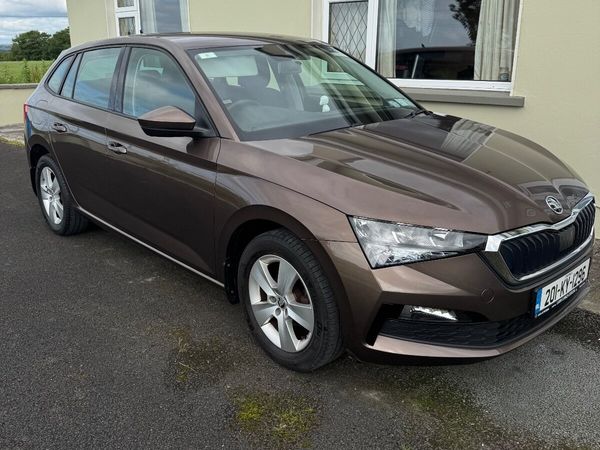 Skoda Scala Hatchback, Petrol, 2020, Brown