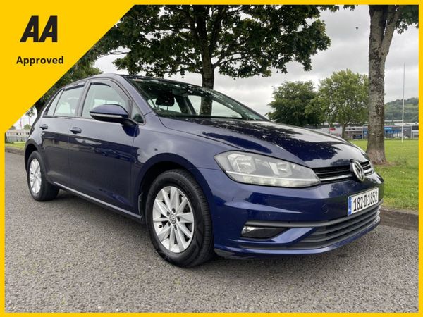 Volkswagen Golf Hatchback, Diesel, 2018, Blue