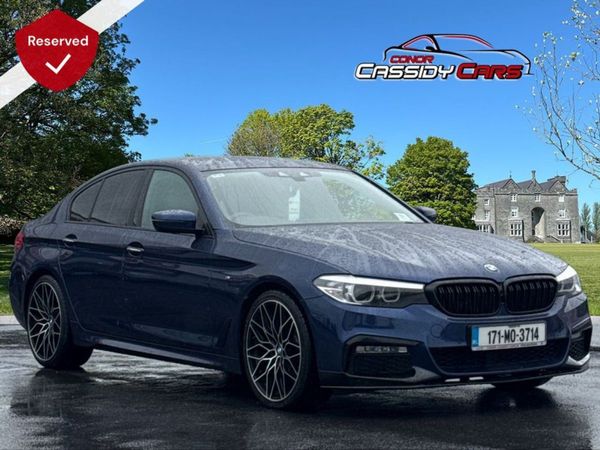 BMW 5-Series Saloon, Diesel, 2017, Blue