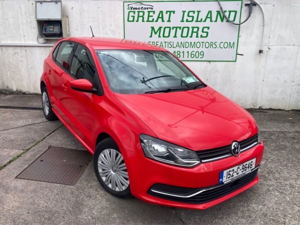Volkswagen Polo Hatchback, Petrol, 2015, Red