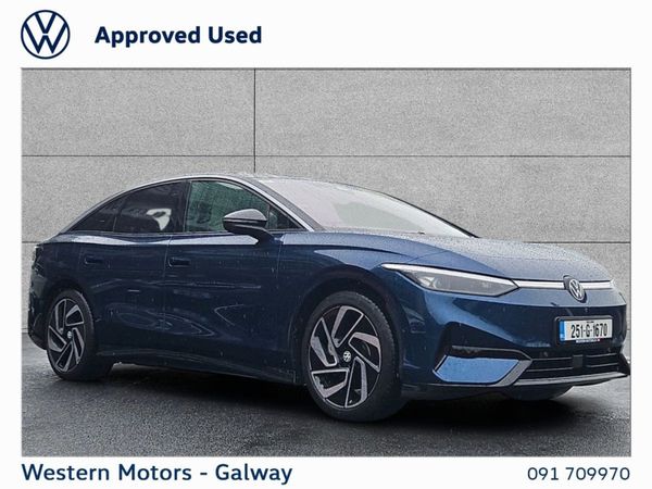 Volkswagen ID.7 Saloon, Electric, 2025, Blue