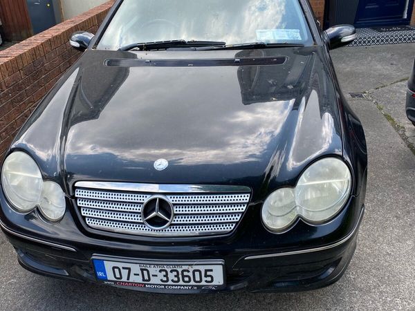 Mercedes-Benz C-Class Coupe, Petrol, 2007, Black