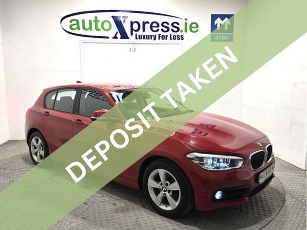 BMW 1-Series Hatchback, Diesel, 2018, Red