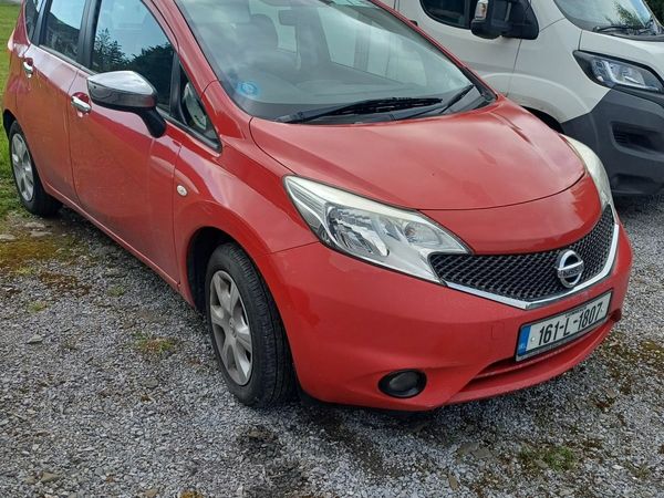 Nissan Note MPV, Petrol, 2016, Red