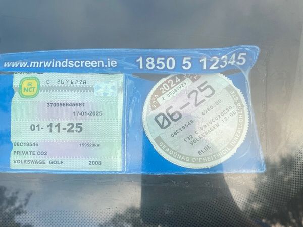 Volkswagen Golf Hatchback, Diesel, 2008, Blue