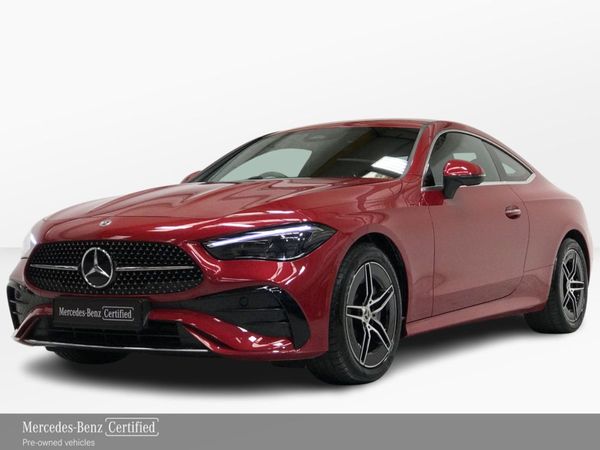 Mercedes-Benz CLE Coupe, Diesel Hybrid, 2024, Red