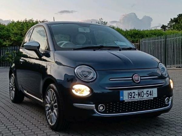 Fiat 500 Hatchback, Petrol, 2019, Blue
