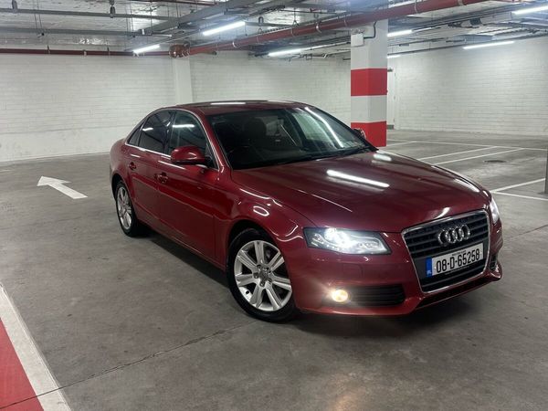 Audi A4 Saloon, Petrol, 2008, Red