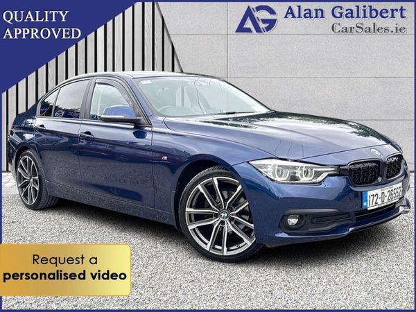BMW 3-Series Saloon, Diesel, 2017, Blue