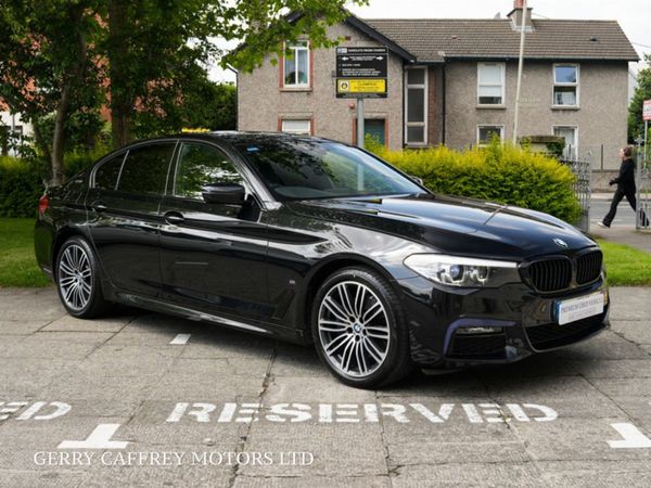 BMW 5-Series Saloon, Hybrid, 2018, Black
