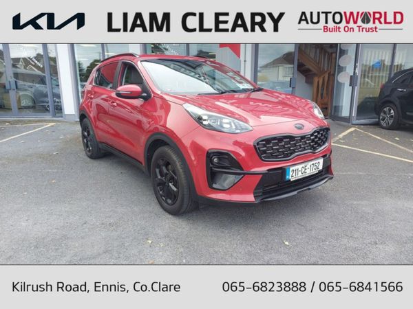 Kia Sportage MPV, Diesel Hybrid, 2021, Red