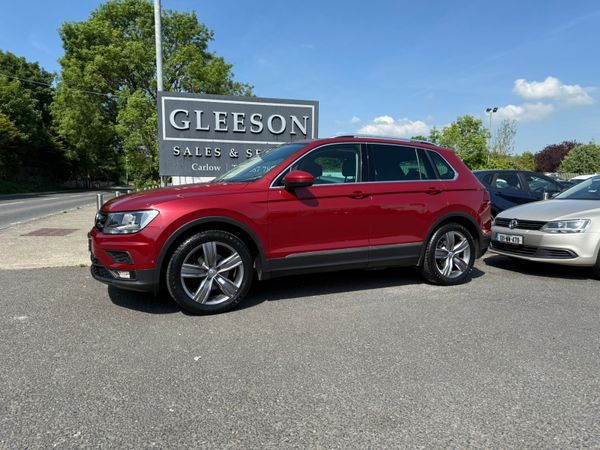 Volkswagen Tiguan SUV, Diesel, 2018, Red