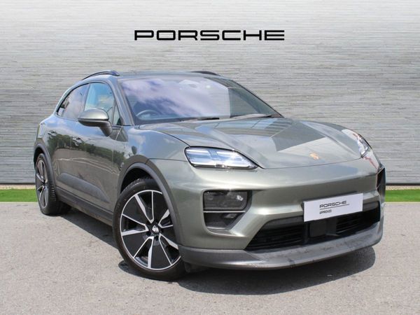 Porsche Macan SUV, Electric, 2025, Green