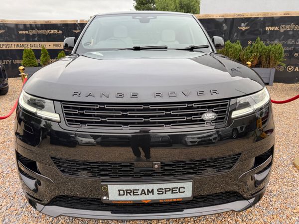 Land Rover Range Rover Sport SUV, Petrol Hybrid, 2023, Black