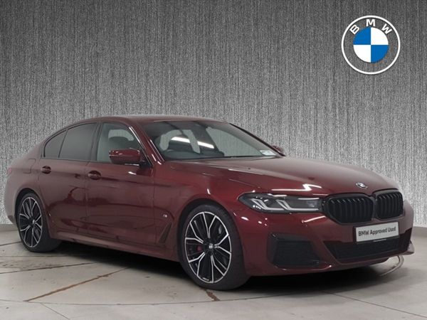 BMW 5-Series Saloon, Diesel, 2023, Red