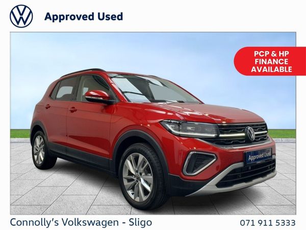 Volkswagen T-Cross Estate, Petrol, 2025, Red