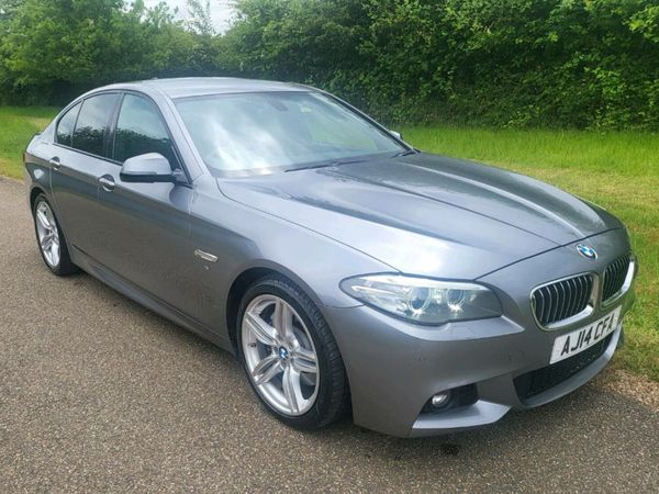 BMW 5-Series Saloon, Diesel, 2014, Grey