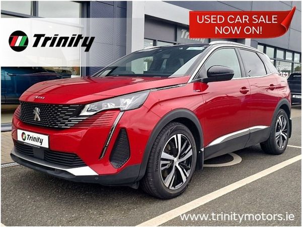 Peugeot 3008 SUV, Petrol Plug-in Hybrid, 2022, Red