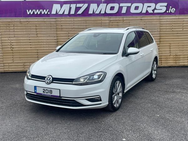 Volkswagen Golf Estate, Petrol, 2018, White