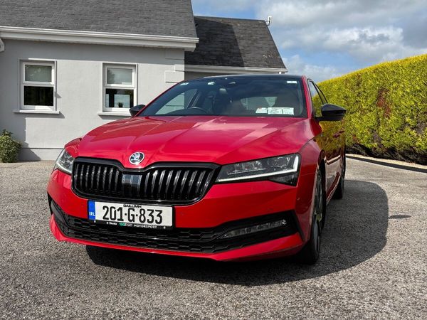 Skoda Superb Saloon, Diesel, 2020, Red