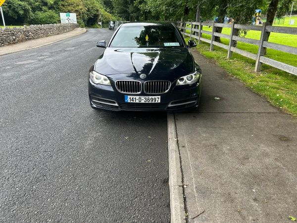 BMW 5-Series Saloon, Diesel, 2014, Blue