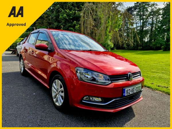 Volkswagen Polo Hatchback, Petrol, 2016, Red