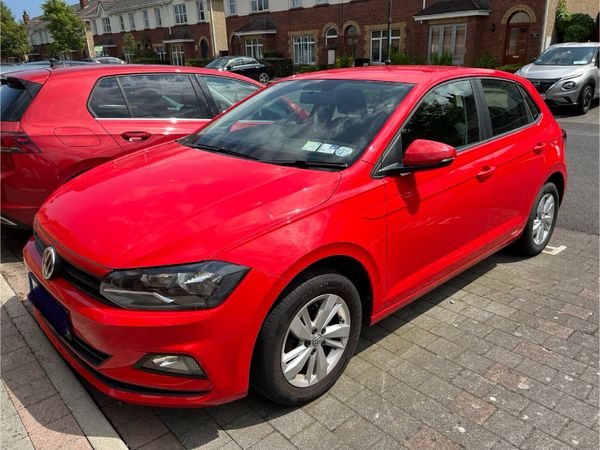 Volkswagen Polo Hatchback, Petrol, 2019, Red