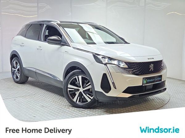Peugeot 3008 SUV, Petrol Plug-in Hybrid, 2023, White