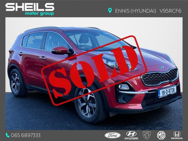 Kia Sportage SUV, Diesel, 2019, Red