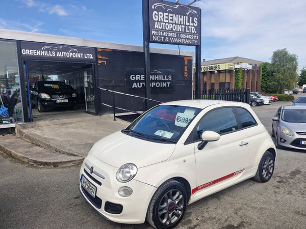 Fiat 500 Hatchback, Petrol, 2014, White