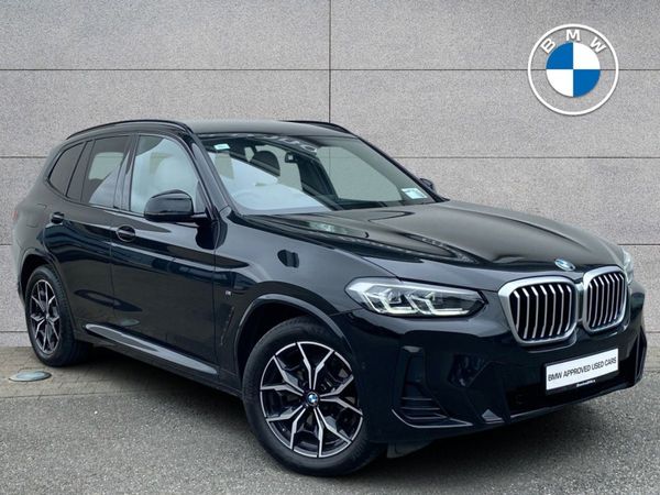 BMW X3 SUV, Diesel Hybrid, 2024, Black