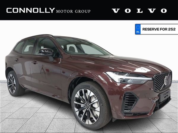 Volvo XC60 SUV, Petrol Plug-in Hybrid, 2025, Red