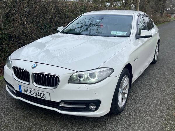 BMW 5-Series Saloon, Diesel, 2014, White