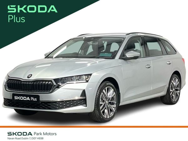 Skoda Octavia Estate, Petrol, 2025, Silver