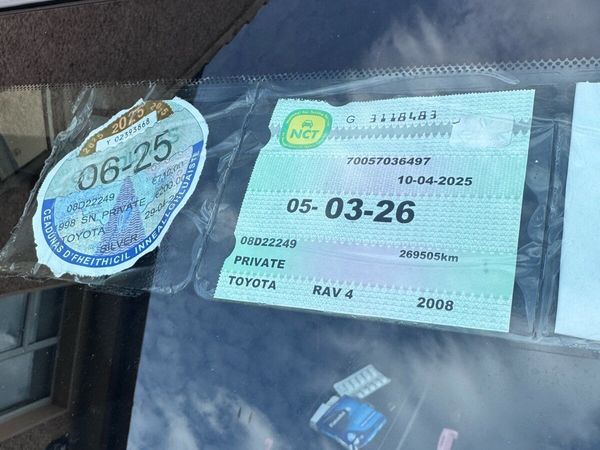 Toyota RAV4 SUV, Petrol, 2008, Silver