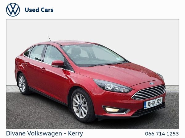 Ford Focus Saloon, Diesel, 2018, Red