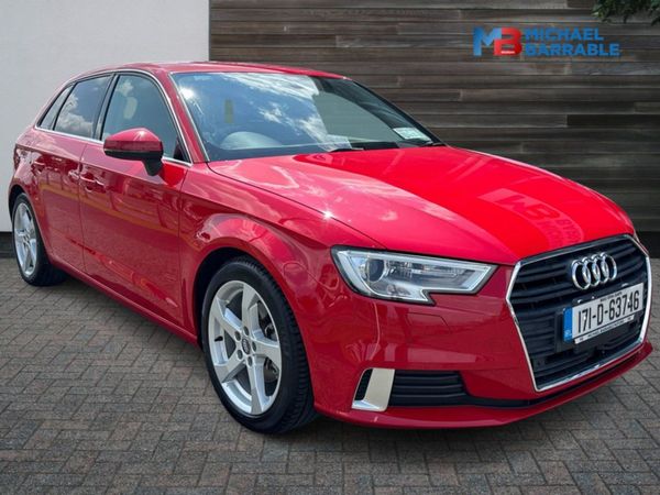 Audi A3 Hatchback, Petrol, 2017, Red