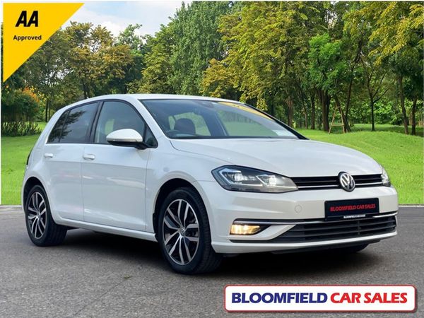 Volkswagen Golf Hatchback, Petrol, 2018, White