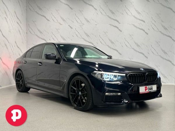 BMW 5-Series Saloon, Hybrid, 2018, Black