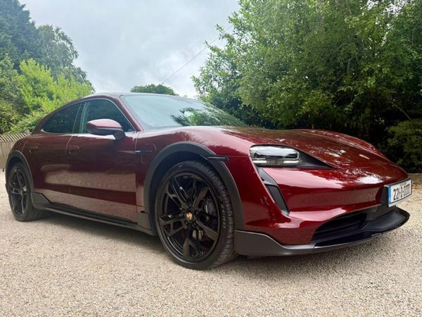 Porsche Taycan Estate, Electric, 2022, Red