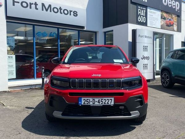 Jeep Avenger SUV, Electric, 2025, Red