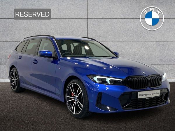 BMW 3-Series Estate, Petrol Plug-in Hybrid, 2023, Blue